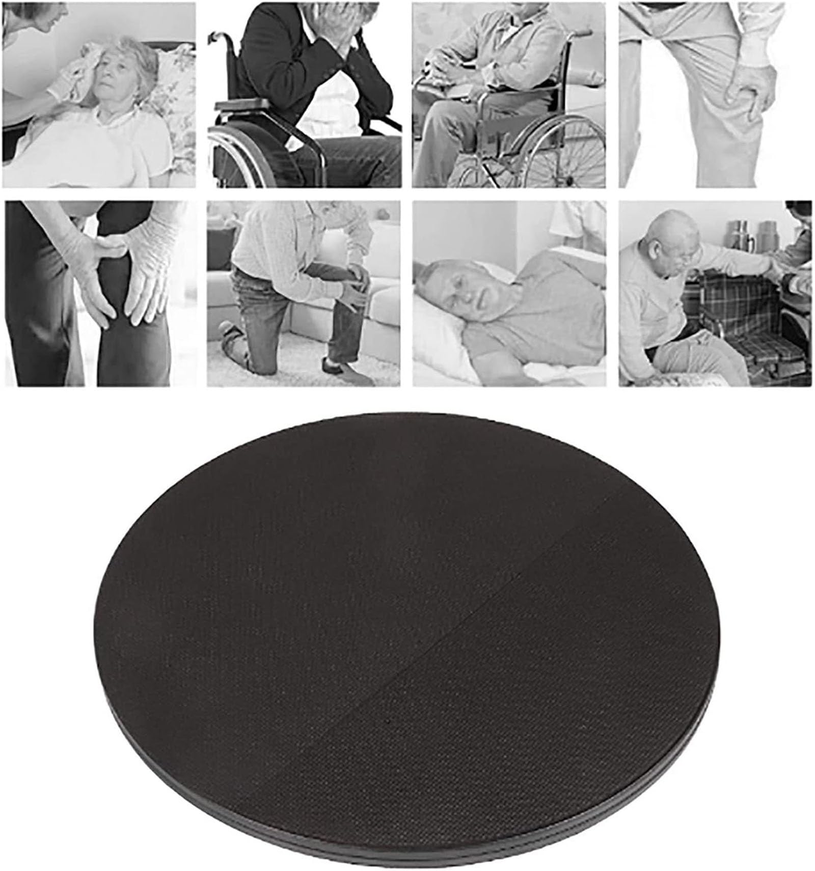 Tabla de transferencia, Disco de transferencia de movilidad Disco giratorio estable de 360 grados para ayuda domiciliaria u hospitalaria para ancianos