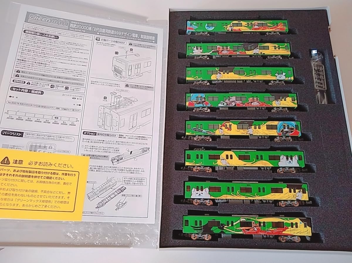 Amazon.co.jp: GREENMAX 50678 西武20000系 2代目銀河鉄道999デザイン