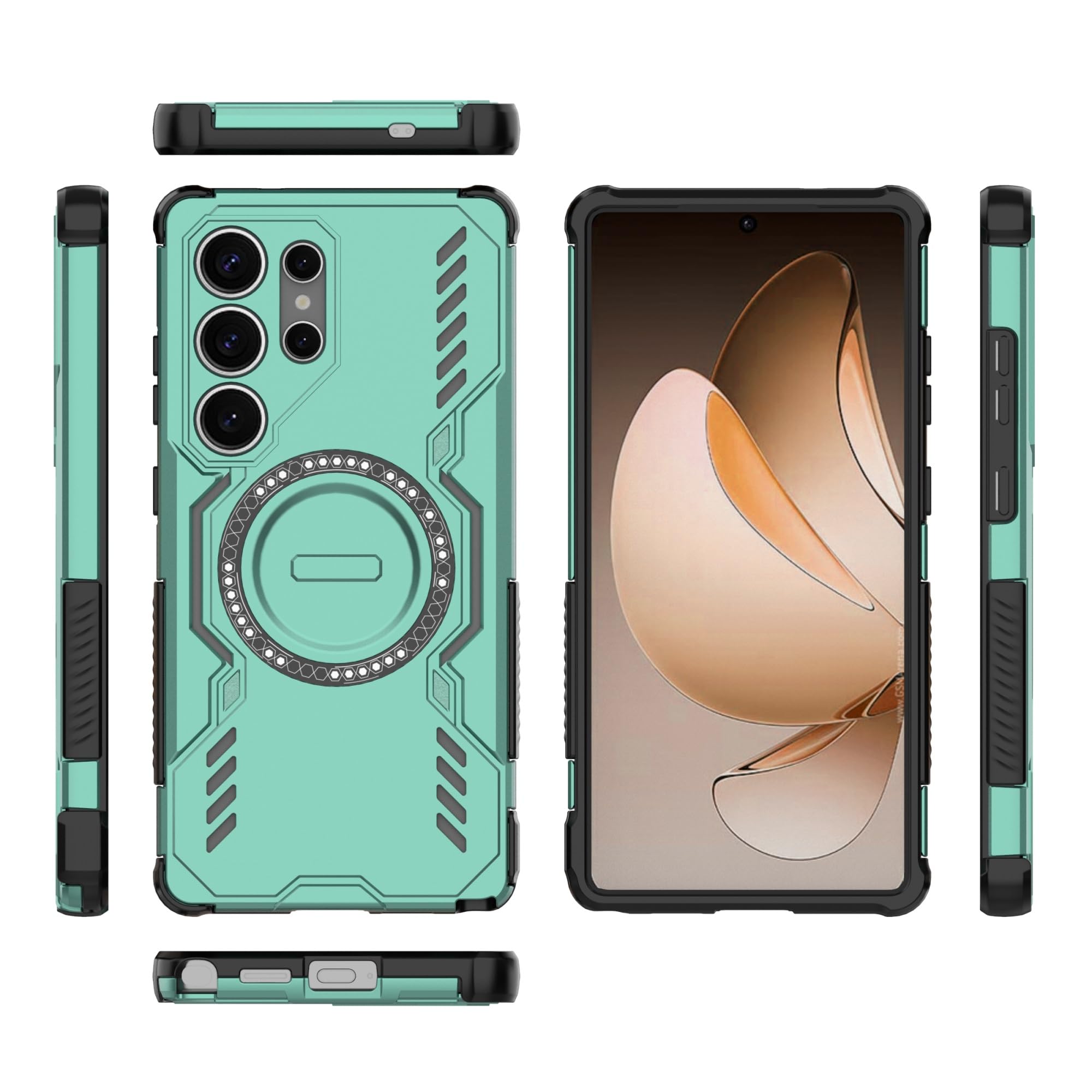 Coque Samsung S25 Ultra fine solide évite les bris d'écran