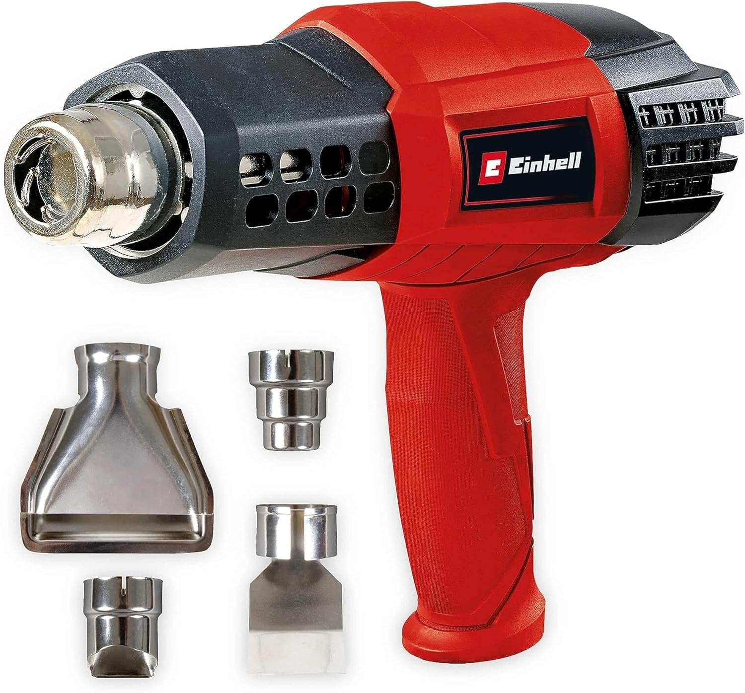 Einhell Décapeur Thermique Te-HA 2000 E | 2000 W | 3 niveaux de température 50-550° | réglage du débit d’air | air froid | nombreux accessoires de buse