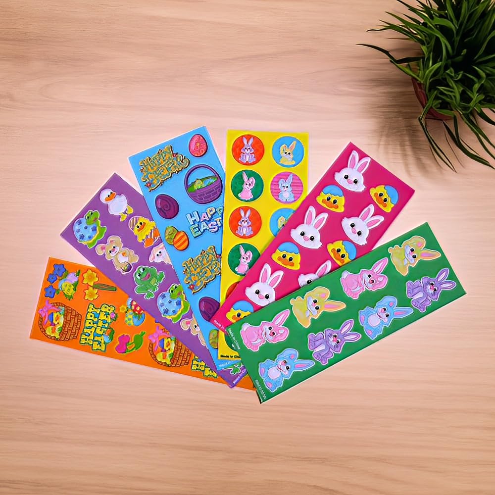 Rhode Island Novelty 100 Stickers Assortment Easter Holiday Classic Character Sheets