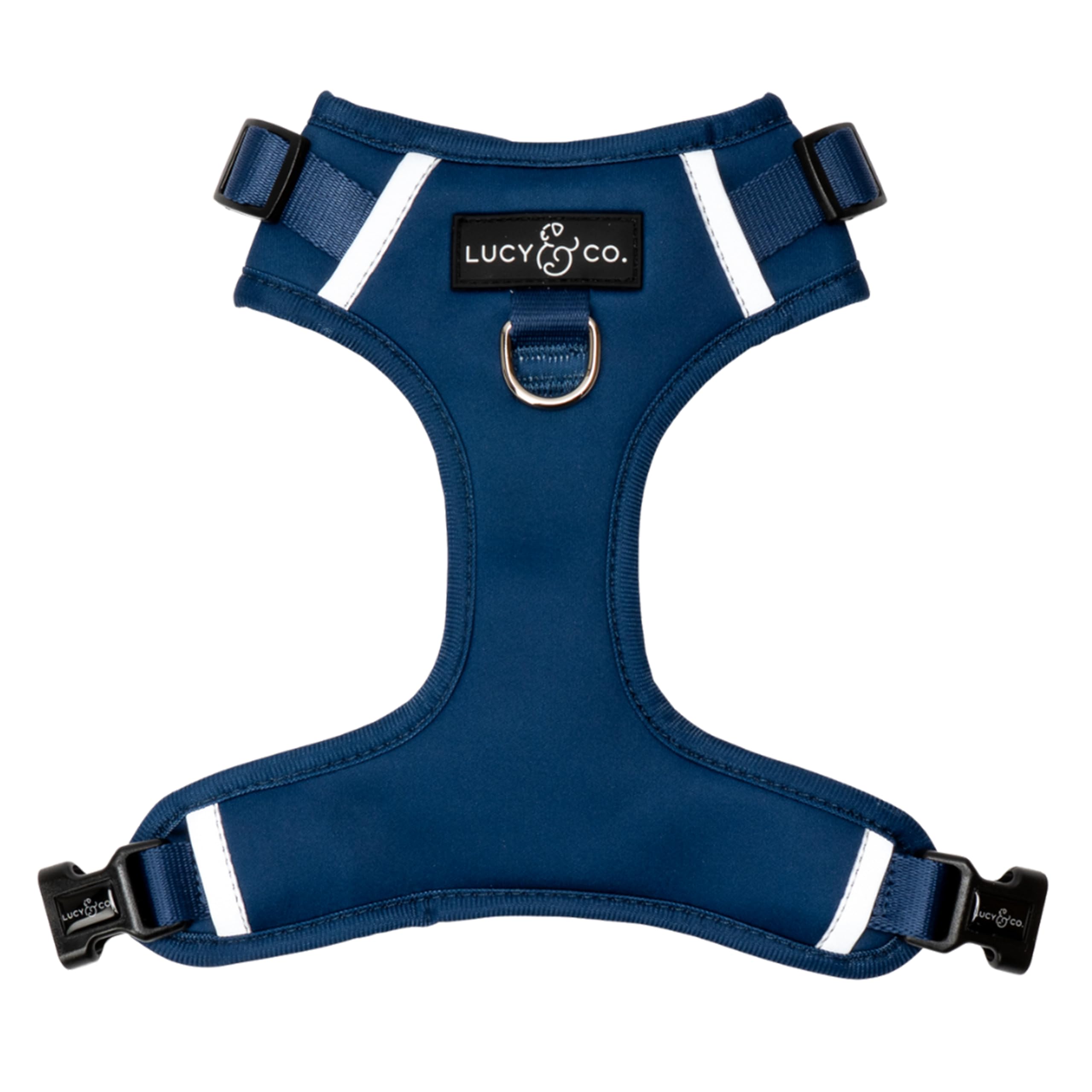 Lucy & Co. The Bolt of Lightning No-Pull Dog Harness for Dogs – Vest to Stop Pulling & Walk Easy – Comfortable Leash Training Product w/Adjustable Chest & Neck Straps - Navy - Medium — image 1