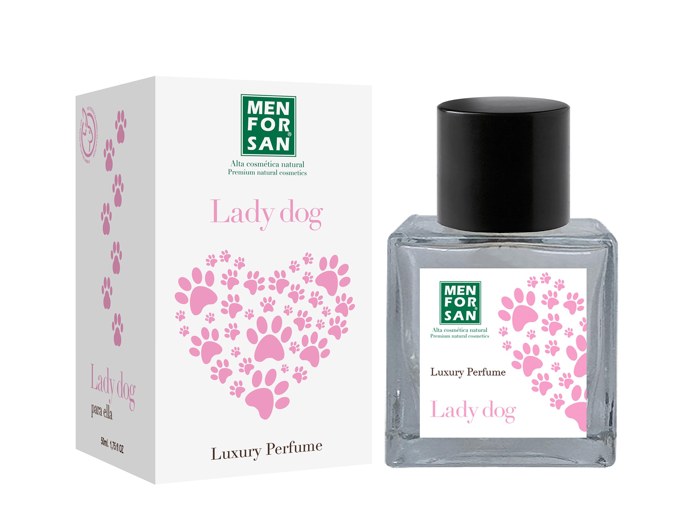 MENFORSAN Perfume para perros Lady Dog 50 ml, Fragancia Femenina con notas Frescas y Florales
