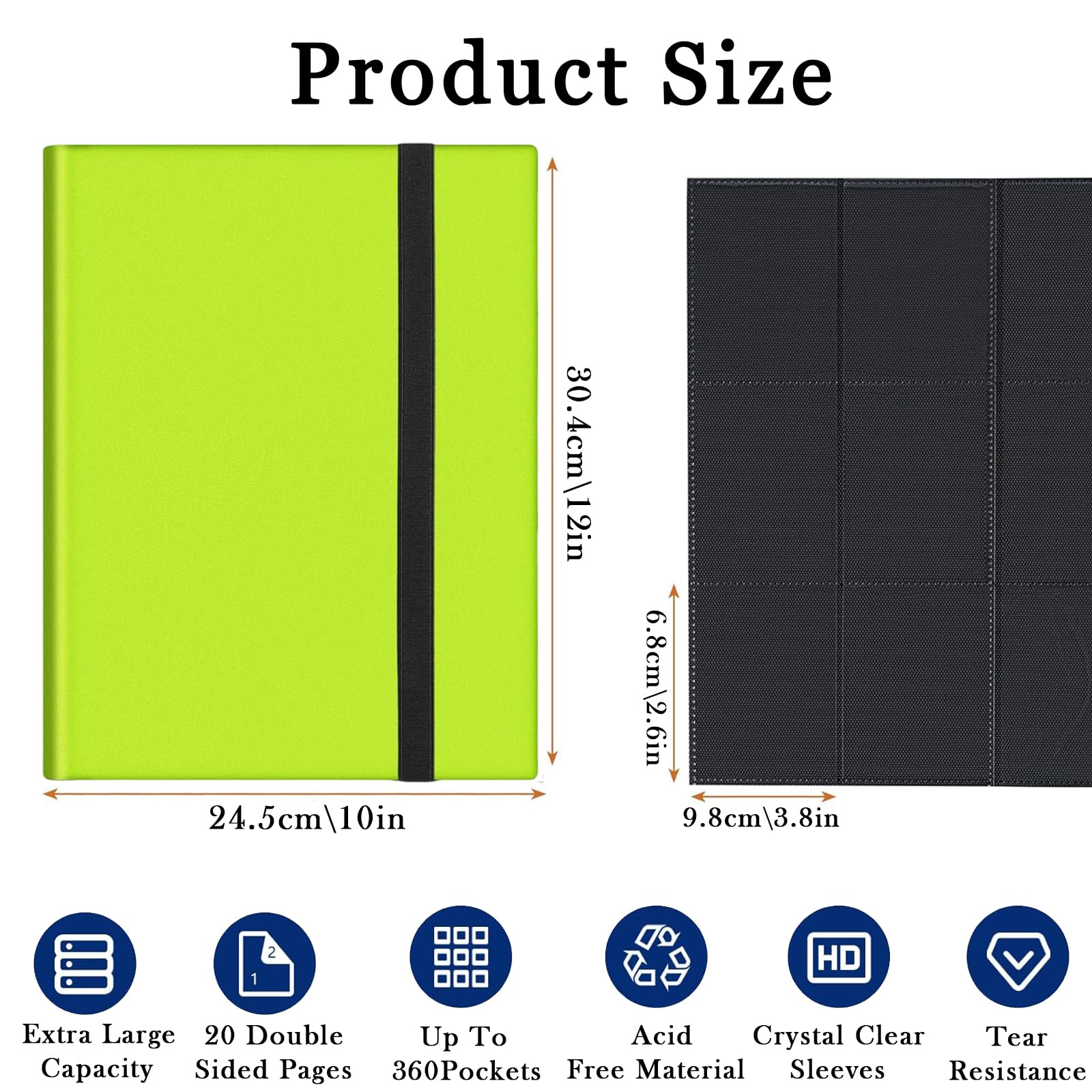 Trading Card Binder, Large 540-Capacity - Image 2