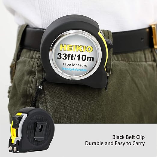 Cinta Métrica 33ft/10m Retráctil, Doble Escala y Gancho Magnético miniatura 7