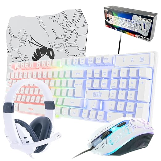 Este viernes: Epic Games Store regala Samorost 3 10 71wQ2XbJFHL. SX522 Gaming Keyboard and Mouse and Gaming Headset & Mouse Pad, Wired LED RGB Backlight Bundle for PC Gamers Users - 4 in 1 White Edition Hornet RX-250