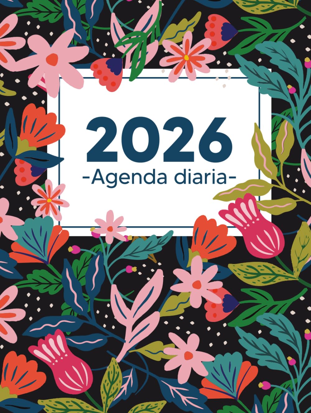 Agenda diaria: Planificador Gran formato - 01 dia por pagina - con espacios para planificar el día, hacer un seguimiento de las tareas y tomar notas. (Spanish Edition)      Hardcover – Notebook, May 10, 2023