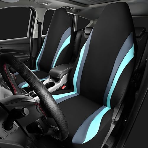 Miniatura 7 de CAR PASS AquaShield - Fundas de asiento de automóvil impermeables de neopreno solo para asientos delanteros, fundas de asiento de cubo de respaldo