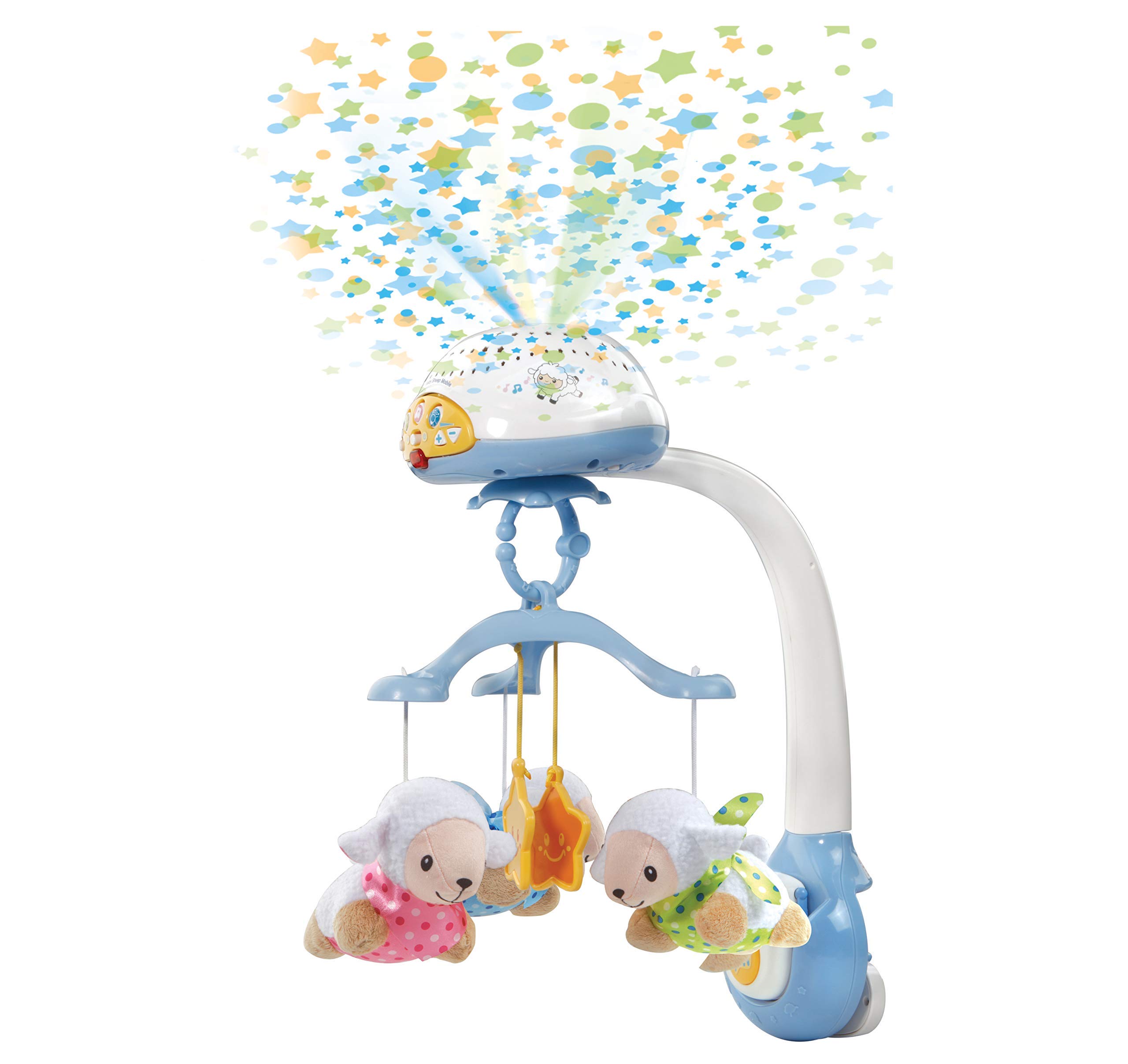 VTech - 3480-50332 - Jouet de berceau pour bébé, plus de 70 berceaux, chansons, sons et phrases, avec télécommande, multicolore - 0-24 mois