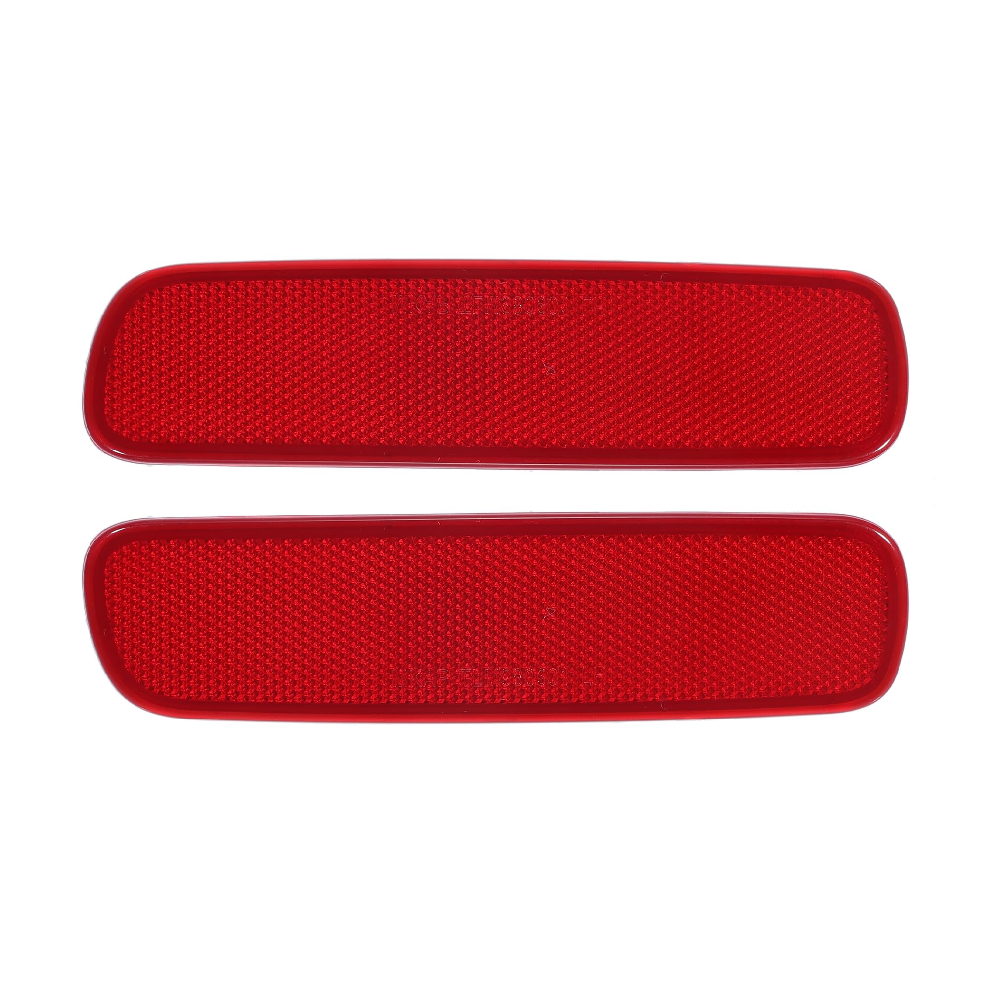 A ABSOPRO Rear Left Right Bumper Reflector No.8192060051/8191060110 Bumper Reflector Side Marker for Toyota Land Cruiser 1998-2007 ABS Red