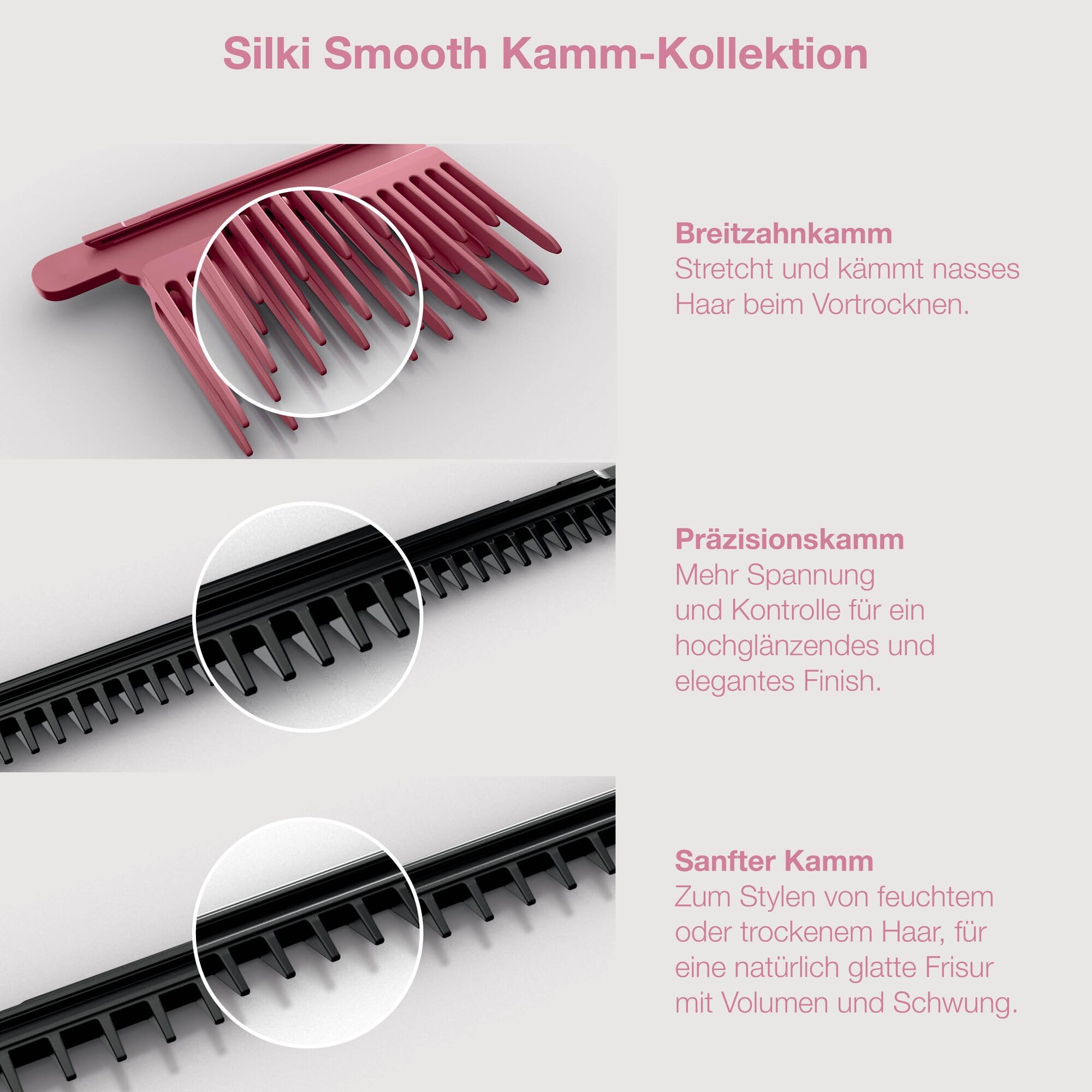 Shark SilkiPro Straight Glätteisen + Haartrockner, Rosa [HT401EUPK] | mit hitzebeständiger Aufbewahrungsbox – Rosa [HT401EUPK]