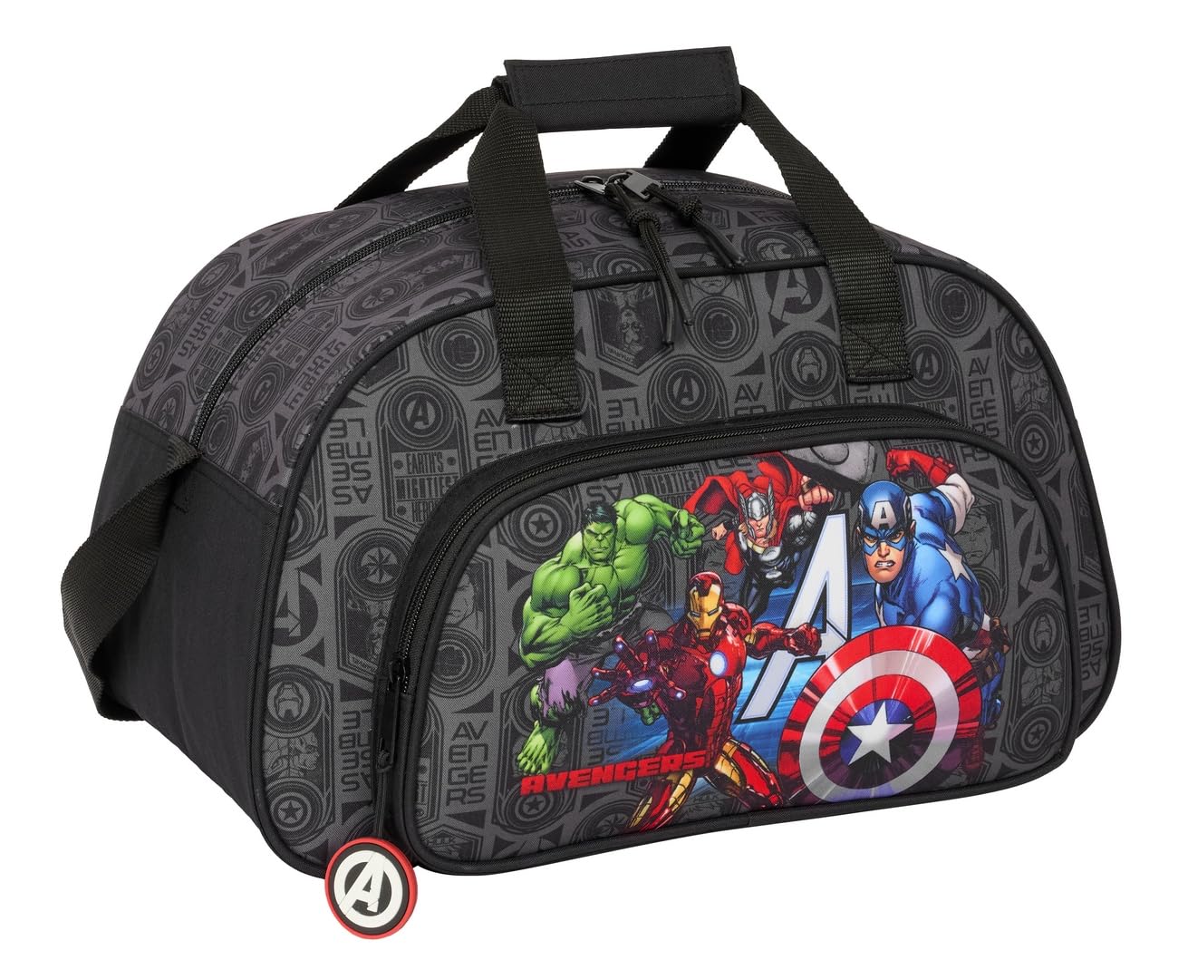 SAFTA Avengers Vendetta - Bolsa de Deporte, Mochila, Ideal para Niños de Diferentes Edades, Cómoda y Versátil, Calidad y Resistencia, 40x23x24 cm