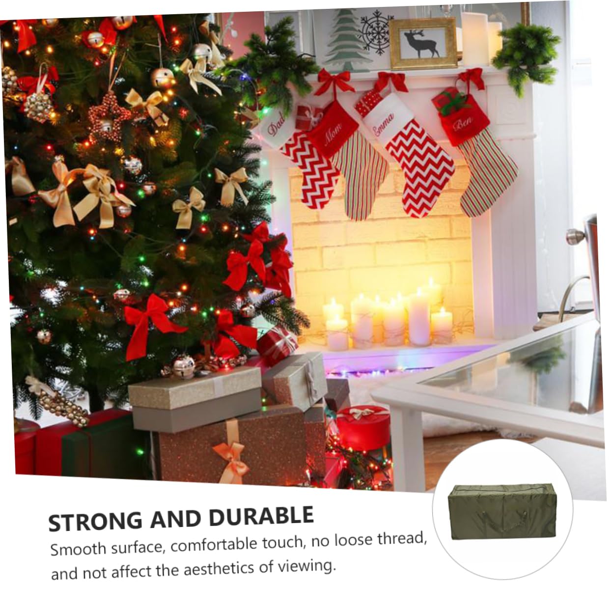 Weihnachtsbaum Aufbewahrungstasche Aus Oxfordstoff Robuste Tragbare Tasche Mit Reißverschluss Und Verstärkten Griffen Für Künstliche Weihnachtsbäume