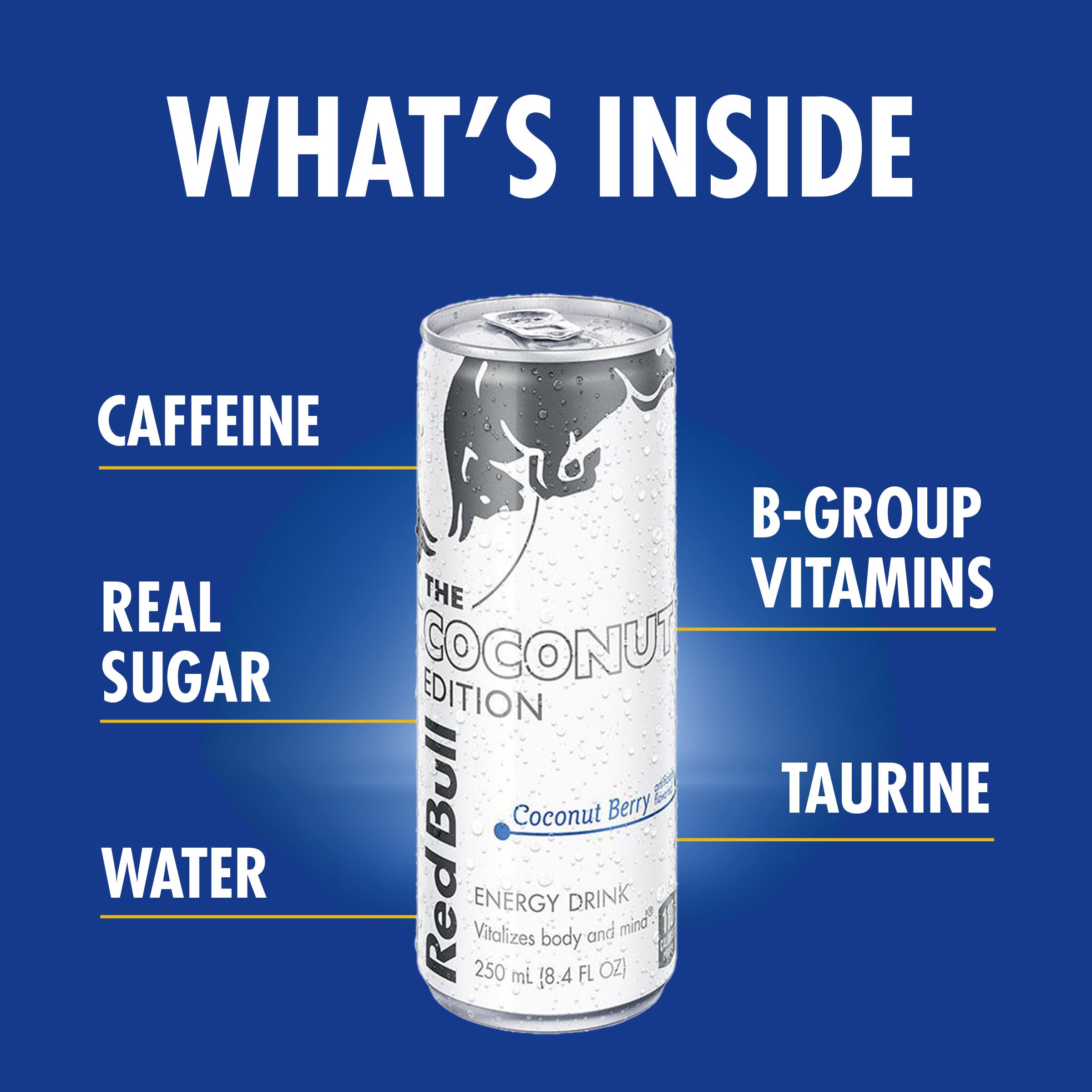 Red Bull Energy Drink, Coconut Berry, 8.4 Fl Oz