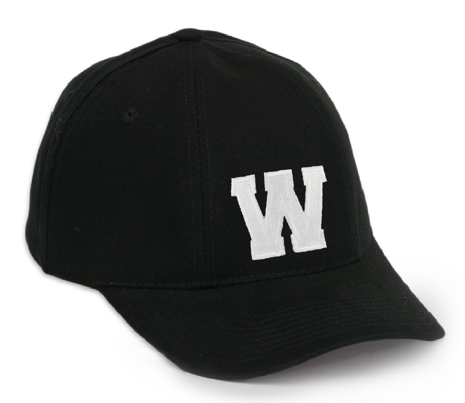 Morefaz Casual Baseball Cap A-Z Letter Alphabet Embroidered hat Hats caps Adjustable Strap Snap Back (W) MFAZ Ltd