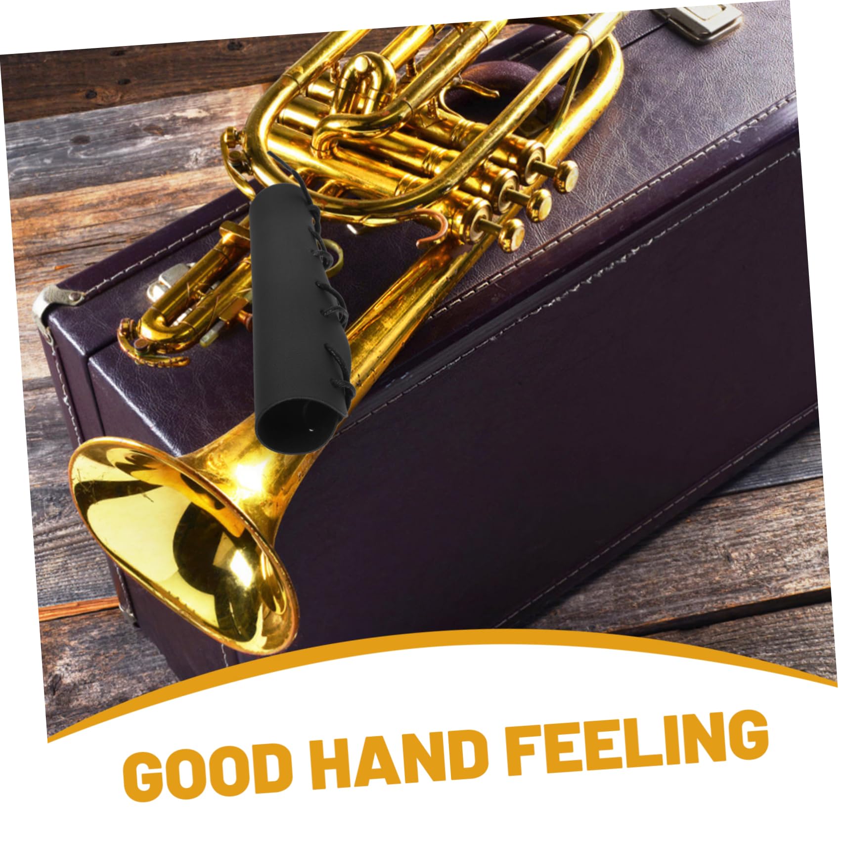 Wakauto French Horn Band Supplies Case Non-skid French Horn Guard Replacement Horn Guard for Music Instrument