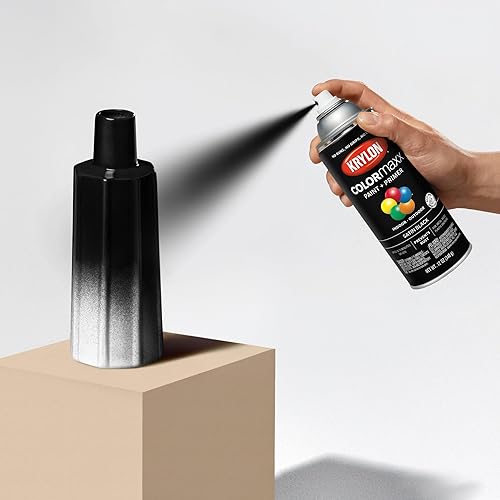 Vista 233 de Krylon - Pintura y primer en aerosol COLORmaxx K05511007, 12 onzas, rojo cereza brillante Cherry Red