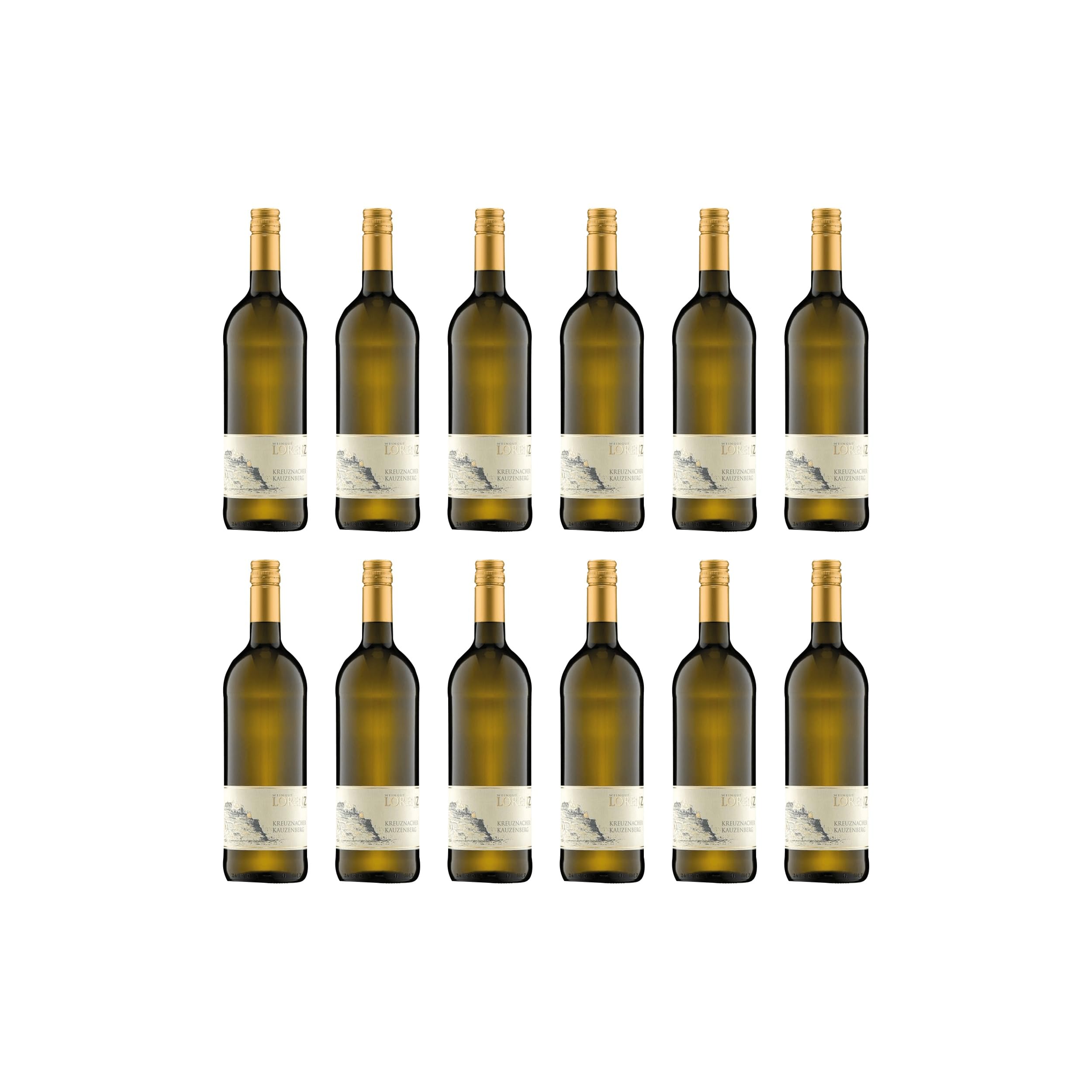 Lorenz & Söhne Riesling trocken Weisswein Deutschland inkl. FeinWert E-Book (12 x 1 l)