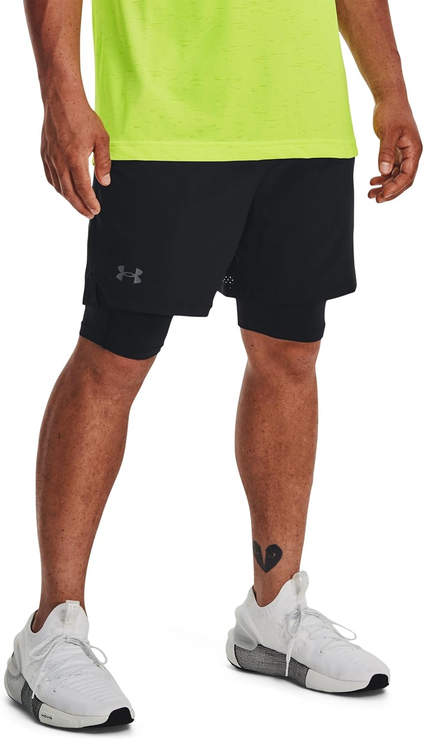 Under armour Vanish Woven Shorts with Heat Gear - Men's (1373764-002, Black/Black/Pitch Grey)