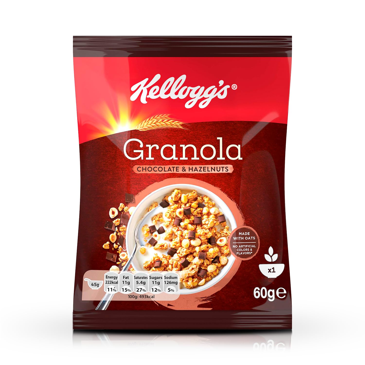Granola Chocolate With Hazelnut 60G