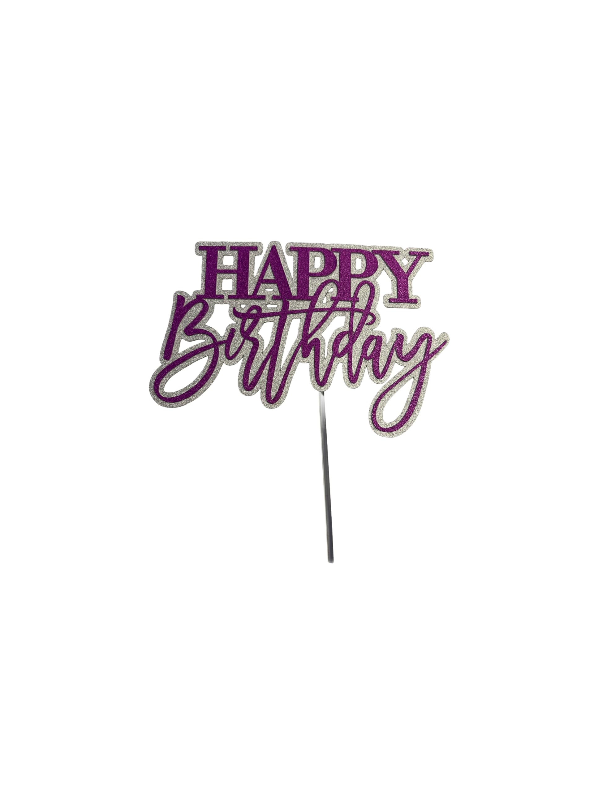 Cake Topper (Purple)