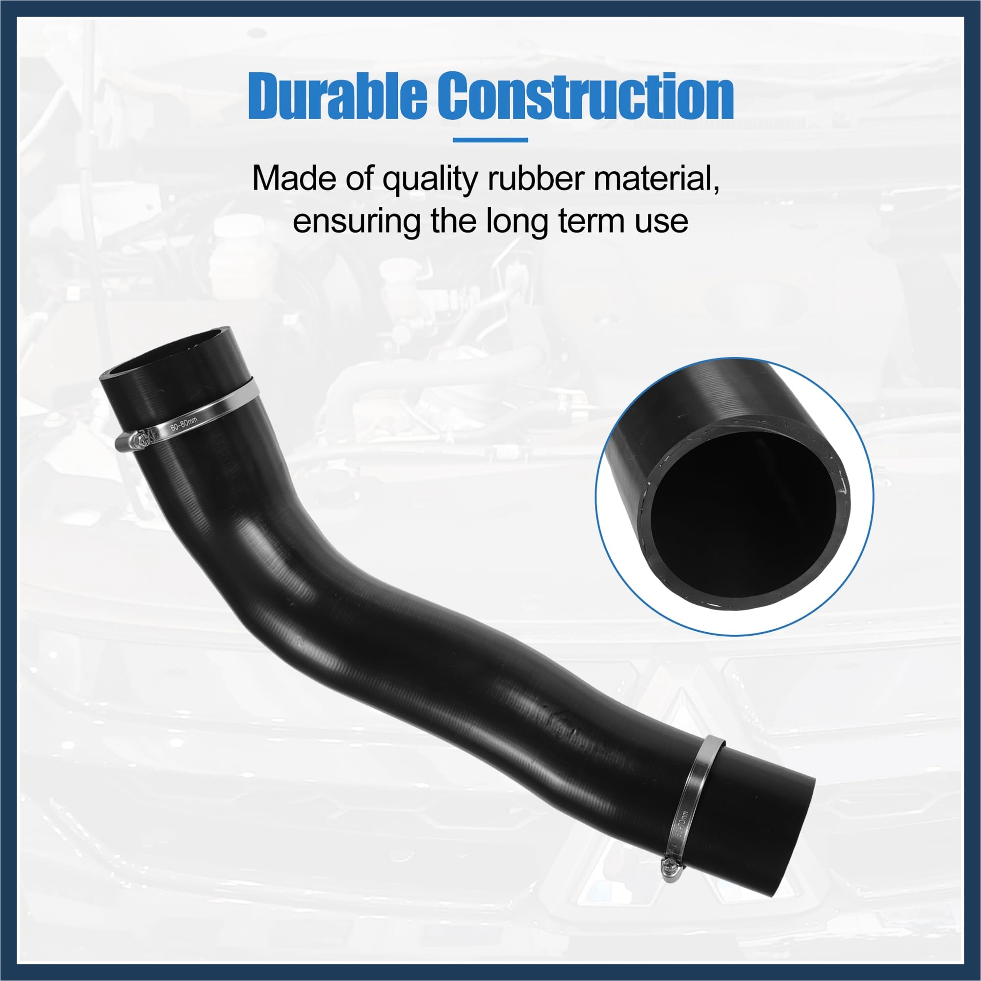 Intercooler Turbo Manguera para Mitsubishi L200 para Triton 2.5 D 2004-2016 Manguera de reparación de tubería intercooler 1505A088 1505A850 diseño elegante