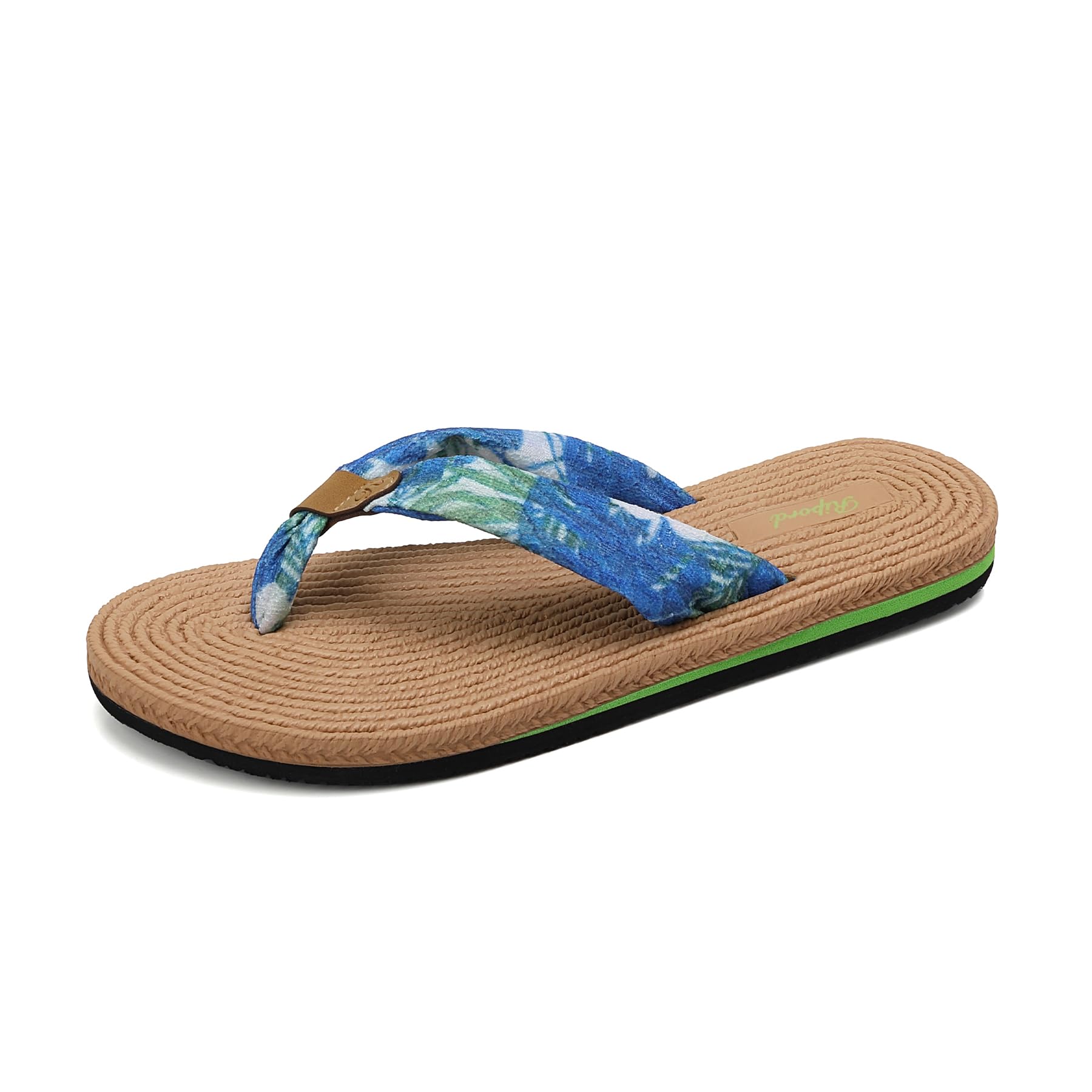 Ripord Damen Zehentrenner Flip Flops Verstellbare Weiche Gepolsterte Sandalen Rutschfest Sommer Strand