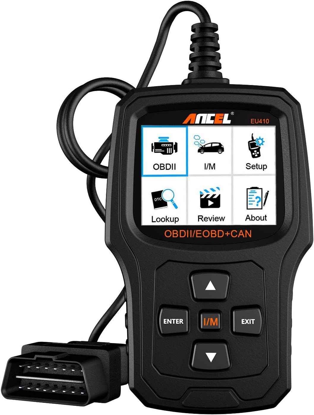 ANCEL EU410 Enhanced OBD II Vehicle 12V Code Reader Automotive OBD2 Scanner Auto Check Engine Light Scan Tool