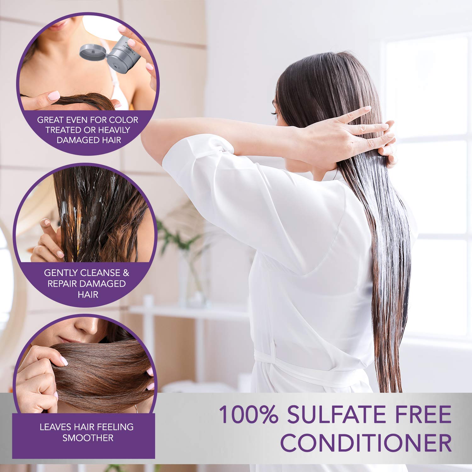 Inova Professional Silk Keratin - Smooth Hydration Conditioner, 7 Fluid Ounce