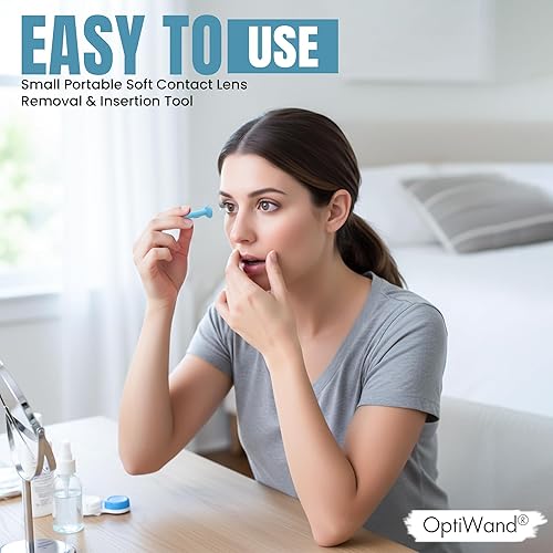 Miniatura 5 de Paquete de 3 pequeñas herramientas de extracción e inserción de lentes de contacto suaves – Dispositivo de inserción y extracción de lentes suaves