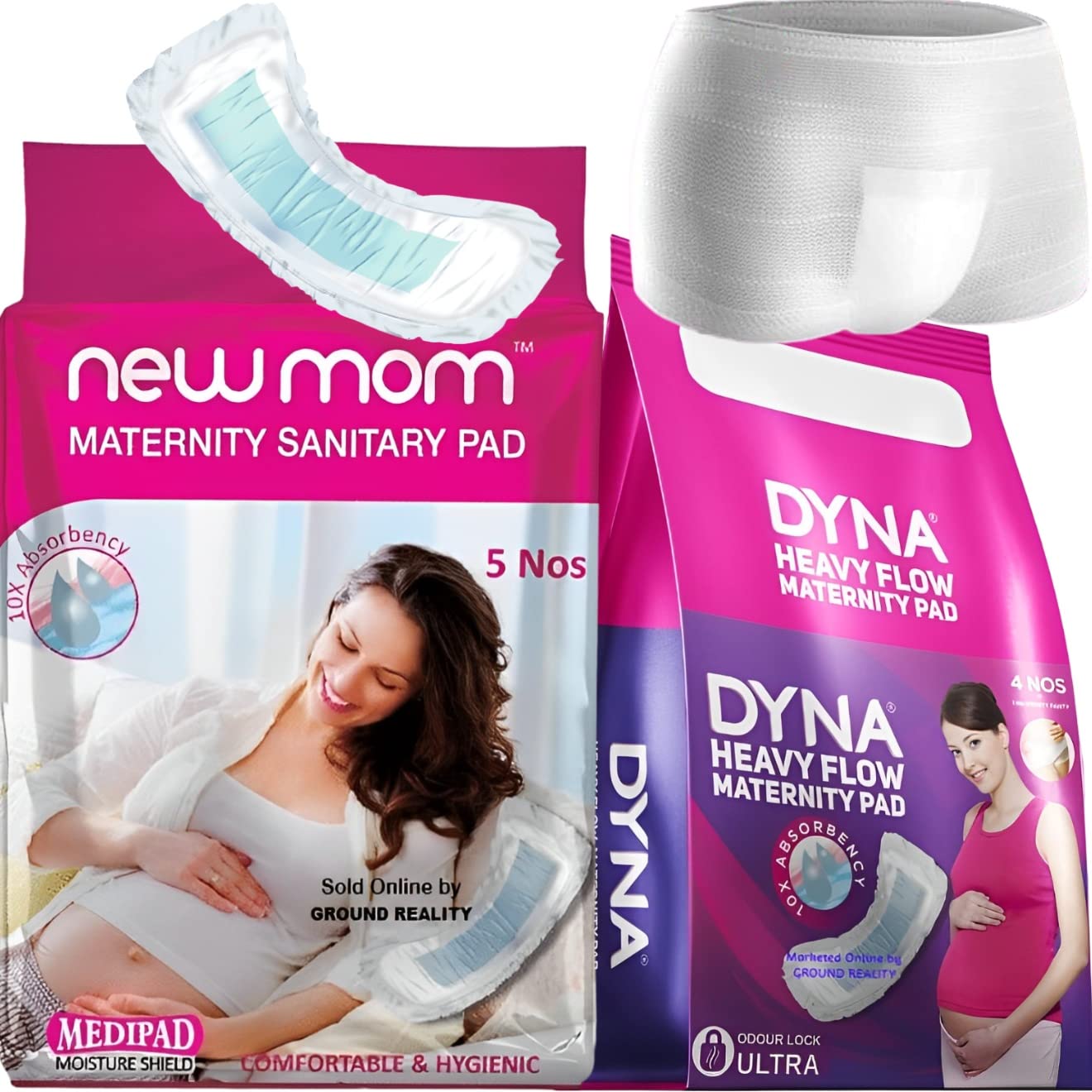 Buy LADY HAWK (Set of 15) Combo Value Pack Dyna 4 Maternity Pads + 10