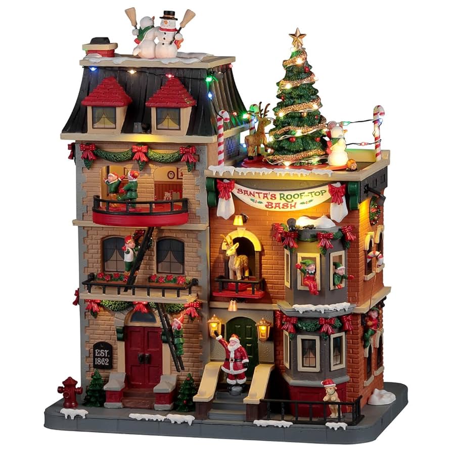 ププ　LEMAX クリスマス　スキーリゾート　ジオラマ　ライトハウス ププ LEMAX クリスマス スキーリゾート ジオラマ ライトハウス