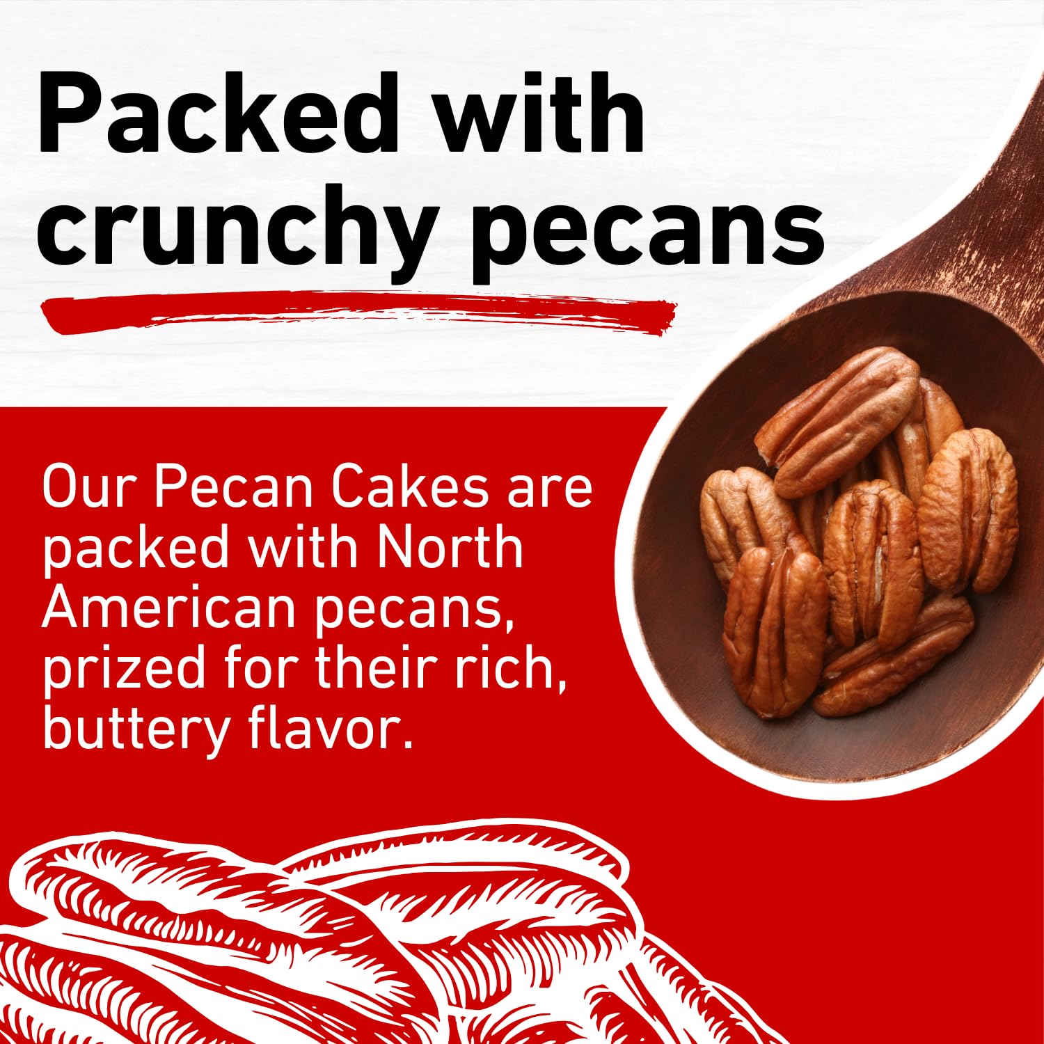 Collin Street Bakery Pineapple Pecan Cake (1 lb 14 oz) in Collectible Gift Tin - 115 Regular Size 7” Cake with Pecans, Pineapple, & Honey