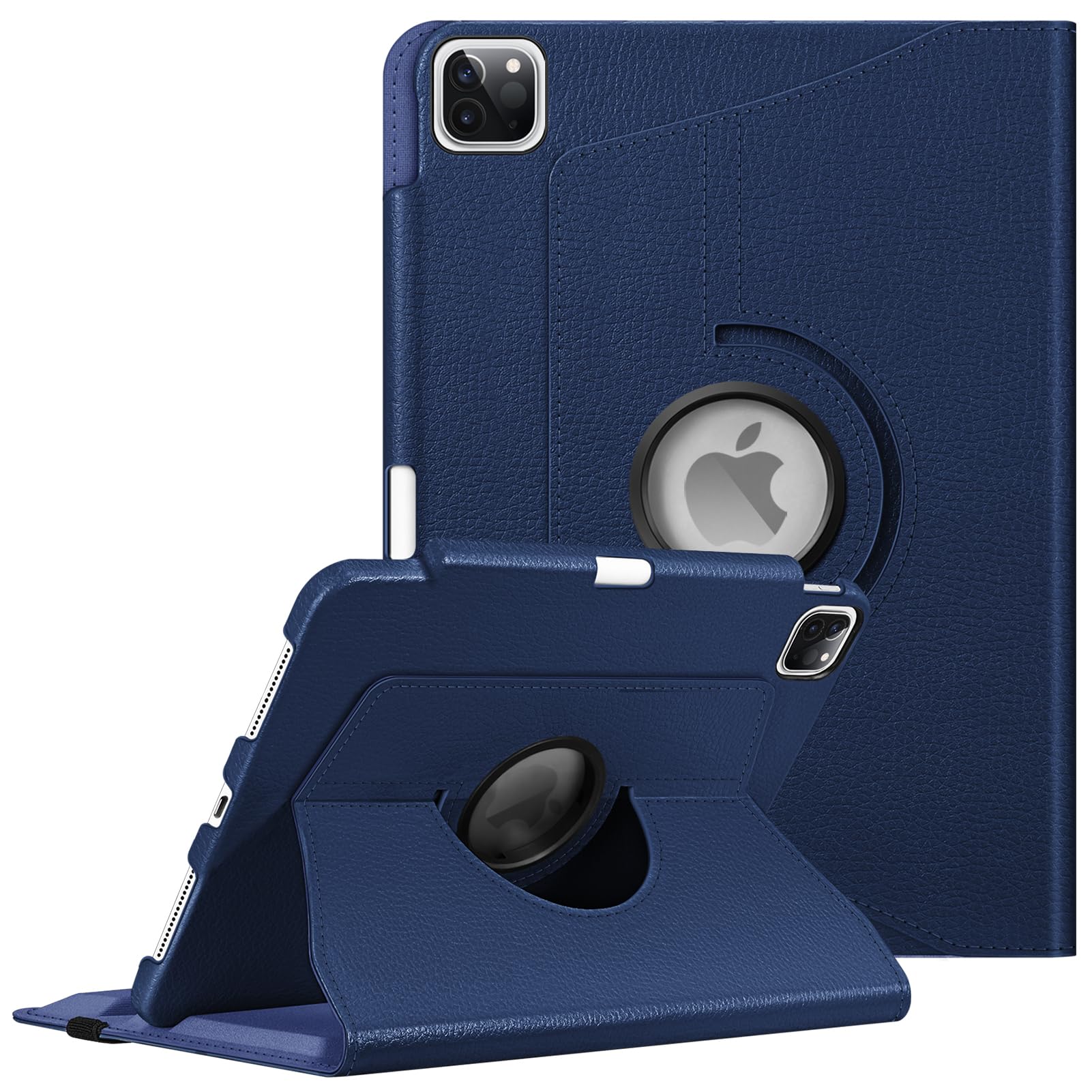 Fintie Rotating Case for iPad Pro 11-inch (3rd Generation) 2021-360 Degree Swiveling Stand Cover w/Pencil Holder, Auto Wake/Sleep, Also Fit iPad Pro 11 2nd Gen 2020 / 1st Gen 2018, Navy (B093SP1X4B) Amazon Price History, Amazon Price Tracker