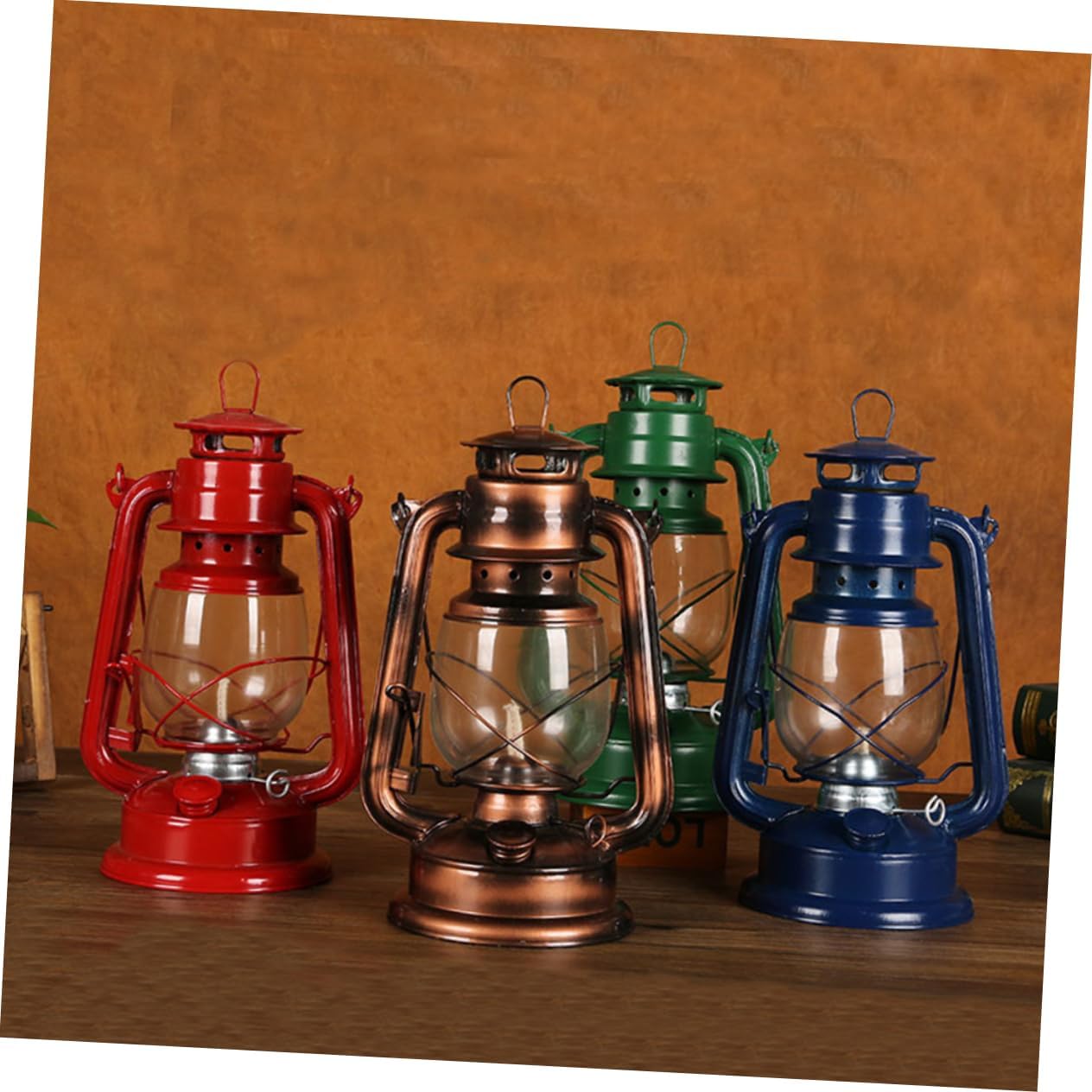 Wakauto 1pc Vintage Kerosene Lantern Led Camping Light Warm Glow for Outdoor Adventures and Nighttime