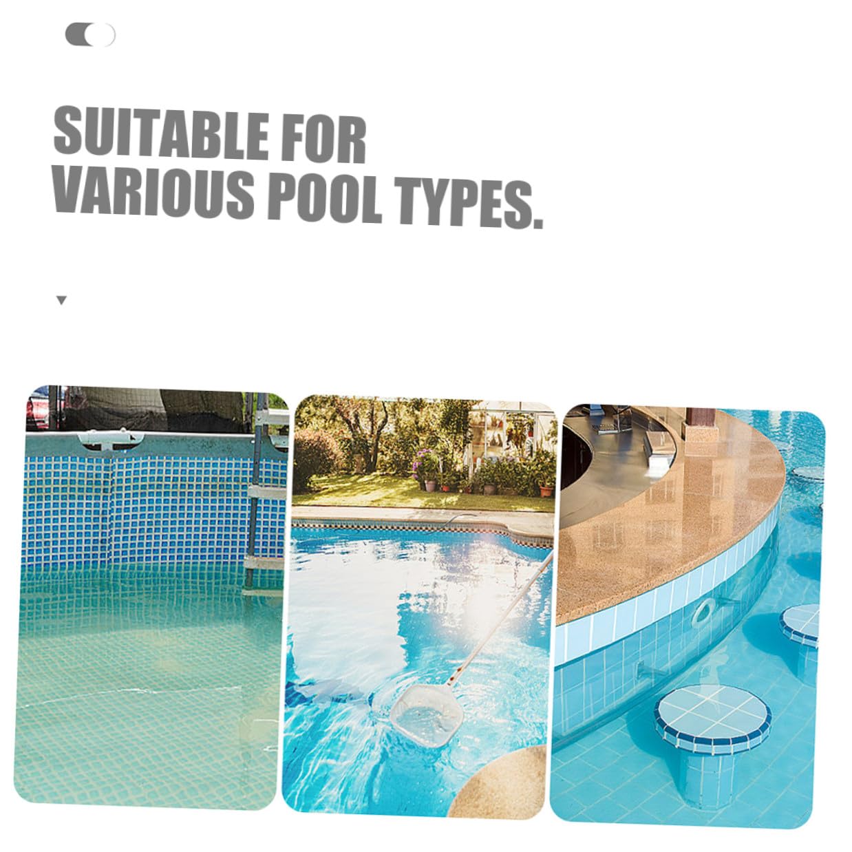 Didiseaon 2 Pezzi Coperchio Skimmer Piscina Quadrato 25x25 Cm in Pp Resistente per Sostituzione Coperchio Skimmer Fuori Terra e Interrata, Protezione da Detriti e Sicurezza Piscina