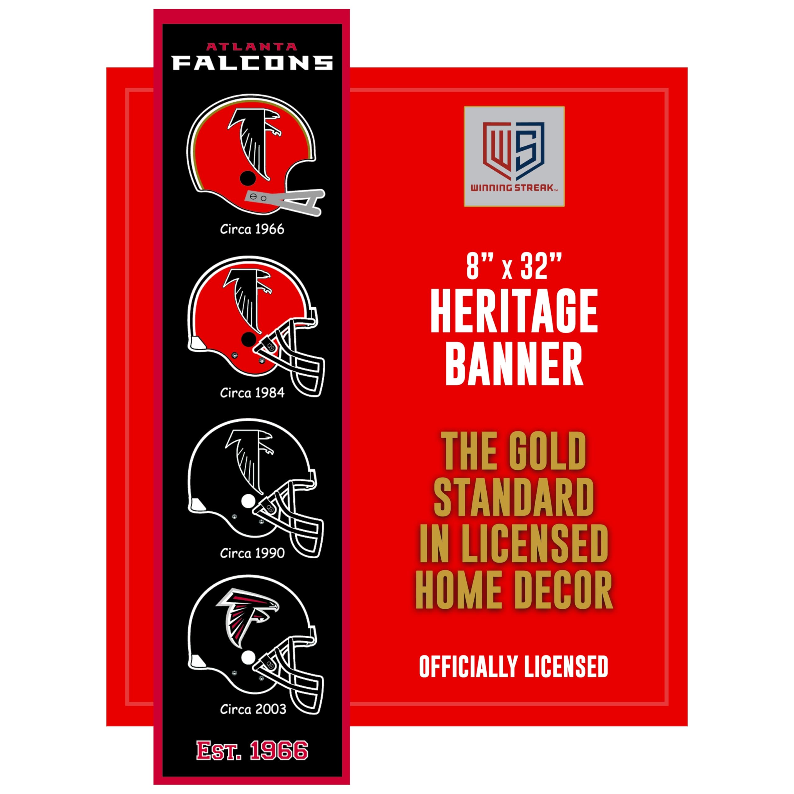 NFL Atlanta Falcons Heritage Banner