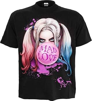 【Harley Quinnさま専用】グラスハートTシャツ Harley Quinn Heart & Thorns Art Crew Neck Short Sleeve
