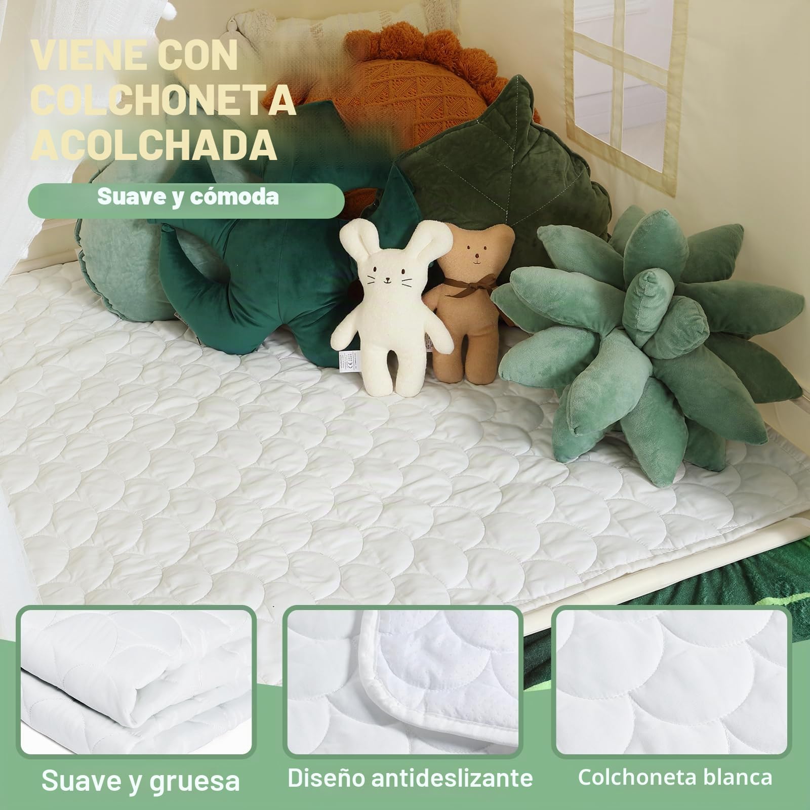 Wilwolfer Tienda de campaña para niños: Carpa de Juegos para niños con Alfombra - Casa de Juegos Grande para Interior y Exterior para niños pequeños, casa de Juegos de Princesas para niños y niñas