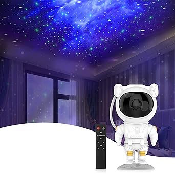 Kids Star Projector Astronaut Galaxy Light Projector, Star Night Light with Timer & Remote Control,360?Adjustable Astronaut Nebula Cloud Ceiling Light Projector Gift for Kids Adults Indoor Outdoor