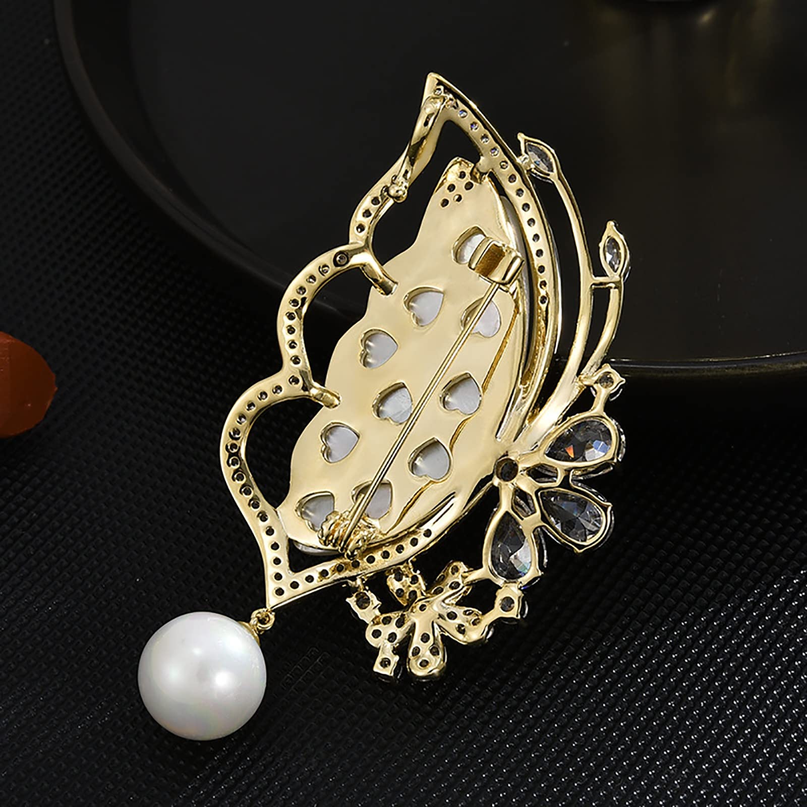 Schmetterling Brosche Elegante Tier Corsage Pin Frauen Pin Mantel Anzug Zubehör