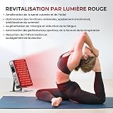 FliKEZE Red Light Panel, 78 Lamp Beads, 2 Chips (850nm, 660nm) Infrared Lamp with Timer, 180° Adjustable Stand Performance for Family, Sports - 6