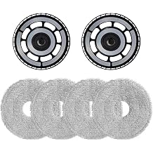 4Wiping Cloths with2 Replacement Holders, Accessories for Roborock Saros10R