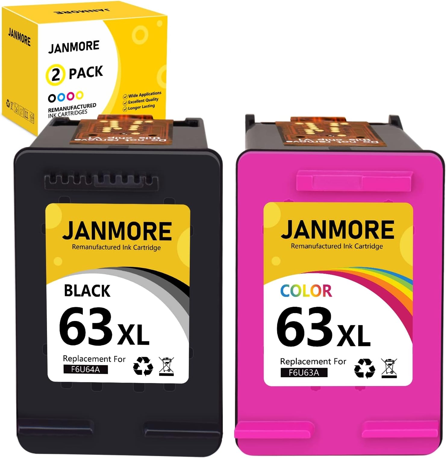 Inkwood 304XL Negro Cartuchos Remanufacturado para HP 304 XL Cartuchos de Tinta para Envy 5010