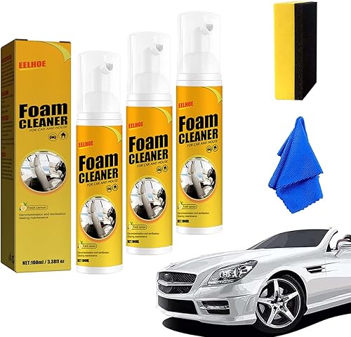 Limpiador de espuma mágica para automóvil, limpiador de espuma multiusos Neat Freaks, limpiador de espuma mágica para automóvil, limpiador de espuma