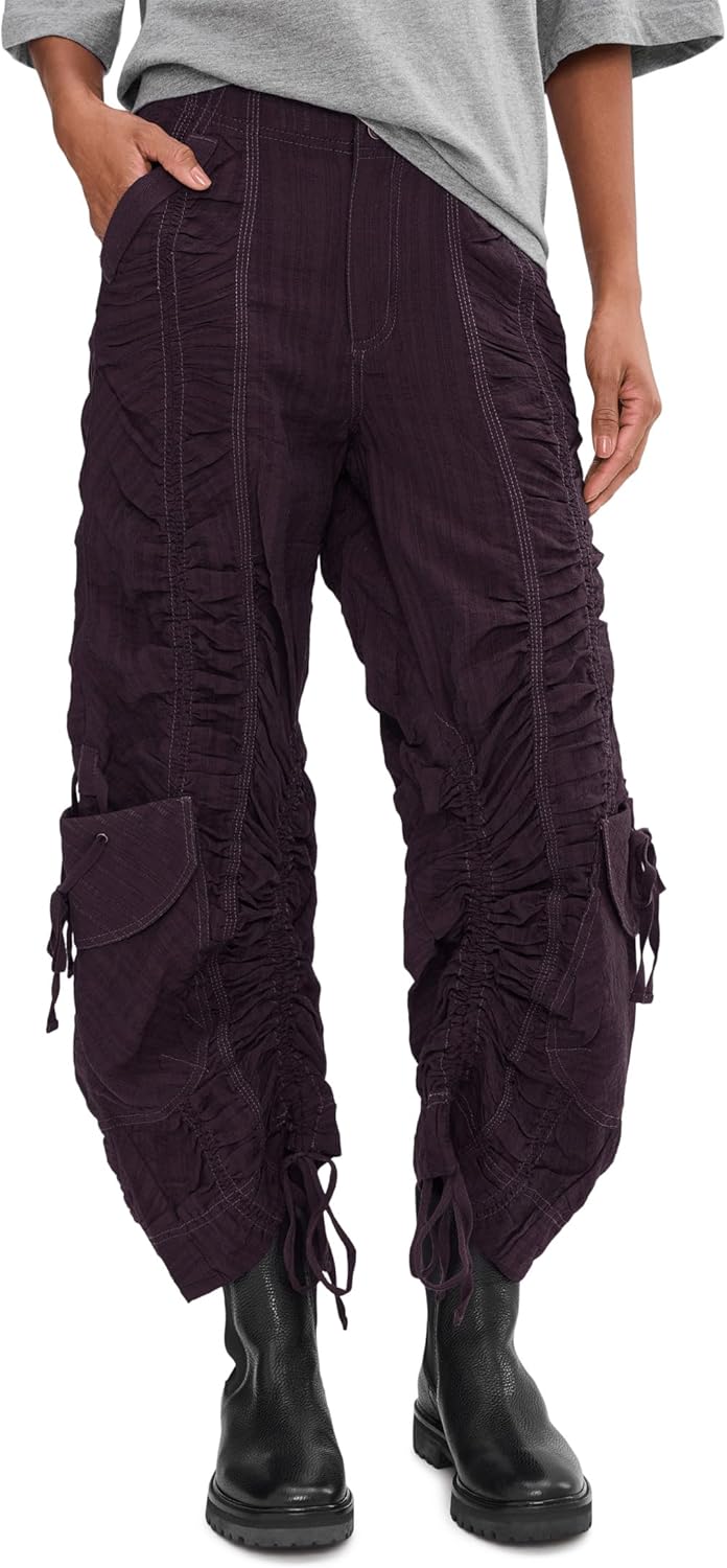 Free People Women's Scorpio Shirred Pants