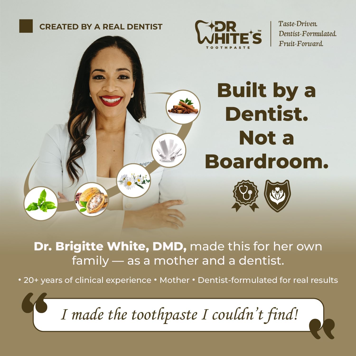 Dr. White’s Coconut Chill Toothpaste 3-Pack | Fruit by Design™ Fluoride-Free, Dentist-Formulated with Nano-Hydroxyapatite, Sensitivity Relief, Mint-Free