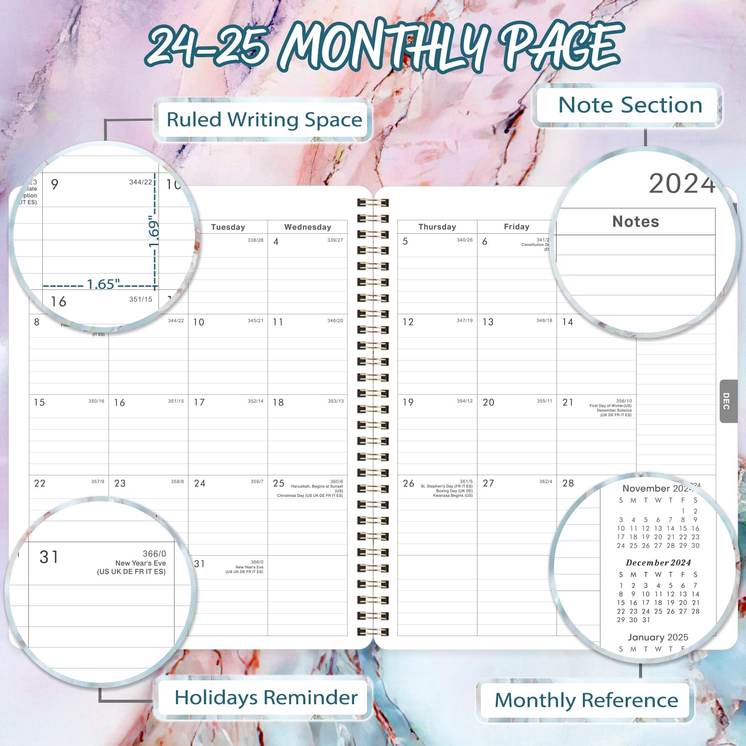 Snapklik.com : 2024-2025 Planner - Academic Planner 2024-2025, Jul 2024 ...