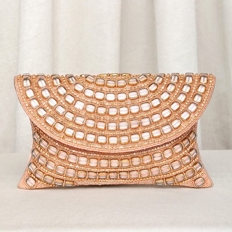Image of Aheli Potli Bag Gift for Women Handmade Evening Wristlet Handbag Stylish Bridal Purse Fashion Bag