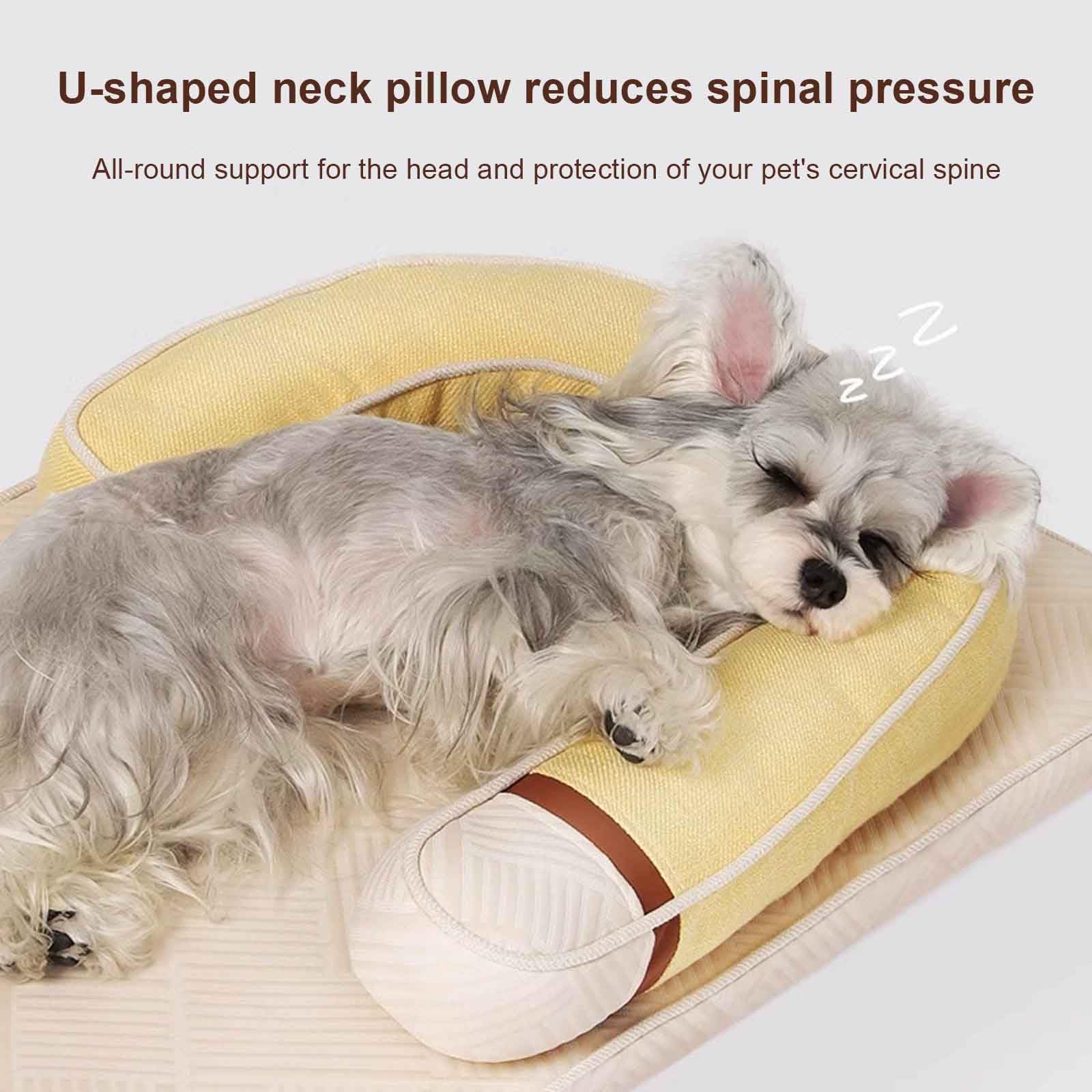 Estera De Enfriamiento para Perros, Seda De Hielo Manta Enfriamiento para Mascotas con Base Antideslizante, Cama para Perros para Perros Medianos Y Pequeños,Beige (Four Seasons),M